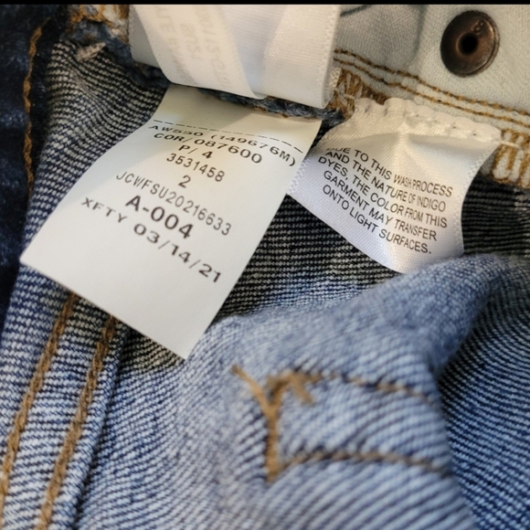 J Crew Women's SZ 2 Denim Jean Skirt med wash boho casual coastal Beachy Zip - Picture 9 of 9